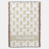 Personalisierter Spitz Decke (Vorderseite Vertikal)