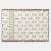 Personalisierter Spitz Decke (Vorderseite)