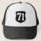 Personalisierter Sport bedeckt | Hut mit Nr. 71