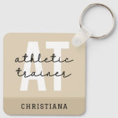 Personalisierter Sporttrainer AT Schlüsselanhänger (Rückseite)