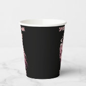Personalisierter Spuk-Mama-Coquette-Kaffee-Geist Pappbecher (Links)