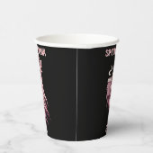 Personalisierter Spuk-Mama-Coquette-Kaffee-Geist Pappbecher (Rechts)