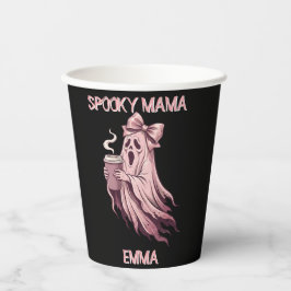 Personalisierter Spuk-Mama-Coquette-Kaffee-Geist Pappbecher