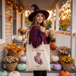 Personalisierter Spuk-Mama-Coquette-Kaffee-Geist Tragetasche