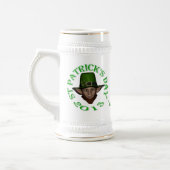 Personalisierter St. Patrick-Tag Bierglas (Links)
