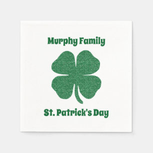 Personalisierter St Patrick Tag Serviette