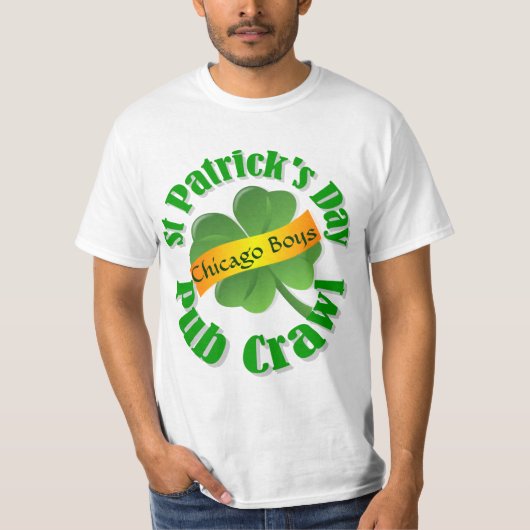 Personalisierter St. Patrick-Tag T-Shirt (Vorderseite)