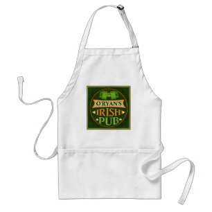 Personalisierter St Patrick Tagesirische Schürze