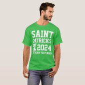 Personalisierter St. Patrick's Day 2024 T - Shirt (Vorne ganz)