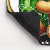 Personalisierter St. Patrick's Day Bär Mousepad (Ecke)