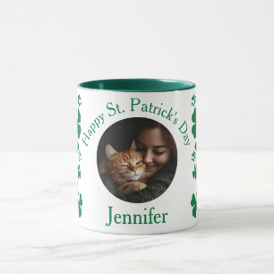 Personalisierter St. Patrick's Day - Cat Lovers Gi Tasse