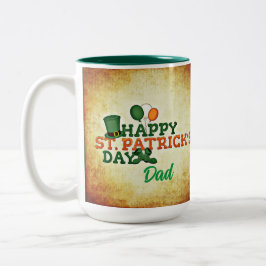 Personalisierter St. Patrick's Day Coffee Cup Zweifarbige Tasse