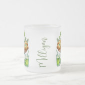 Personalisierter St. Patrick's Day-Frostglas-Mug Mattglastasse (Mittel)
