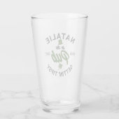 Personalisierter St Patricks Day Funny Group Drink Glas (Rückseite)