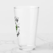 Personalisierter St Patricks Day Funny Group Drink Glas (Links)