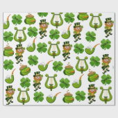 Personalisierter St. Patrick's Day Geschenkpapier (Flach)