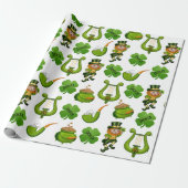Personalisierter St. Patrick's Day Geschenkpapier (Ungerollt)