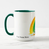 Personalisierter St. Patrick's Day Goldtopf Tasse (Links)