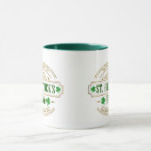 Personalisierter St. Patrick's Day I Glück der Ire Tasse (Zentrum)