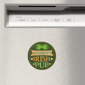 Personalisierter St. Patrick's Day Irish Pub Magne Magnet (In Situ (Geschirrspüler))