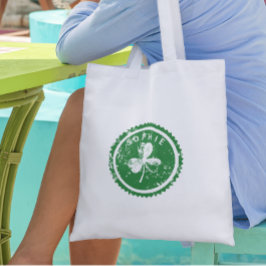 Personalisierter St. Patrick's Day Klee Tragetasche