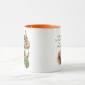 Personalisierter St. Patrick's Day Langhaarkatzenb Tasse (Zentrum)