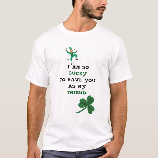 Personalisierter St. Patrick's Day Men's Basic T - T-Shirt (Vorderseite)