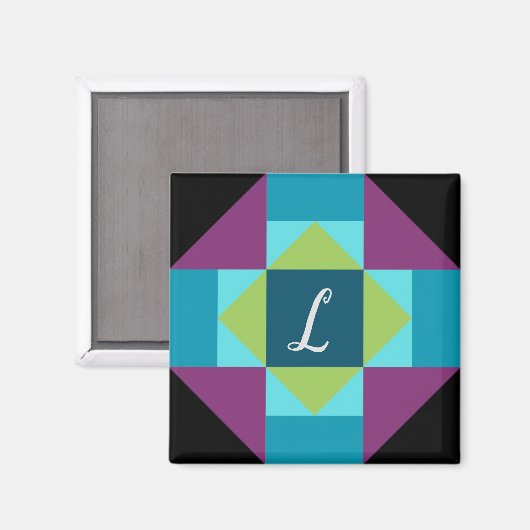 Personalisierter Stallquilt Magnet (Vorderseite/Rückseite)