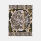 Personalisierter Stammbaum Fleecedecke (Vorderseite)