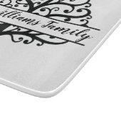 Personalisierter Stammbaum Schneidebrett (Ecke)