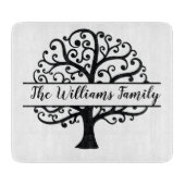 Personalisierter Stammbaum Schneidebrett (Vorderseite)