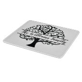 Personalisierter Stammbaum Schneidebrett (Ecke)