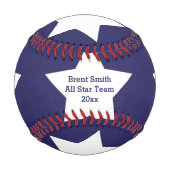 Personalisierter Star Baseball (Vorderseite)