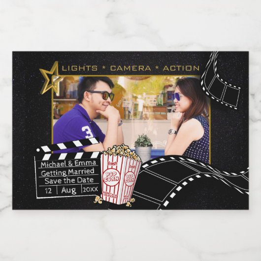 Personalisierter Star Frame Lebensmitteletikett (Einzelnes Label)