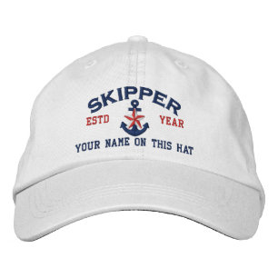 Personalisierter Staranker für Ihr Jahr Bestickte Kappe