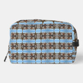 Personalisierter Starfish am Strand Waschbeutel (Rückseite)