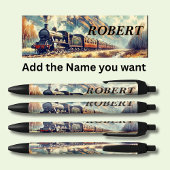 Personalisierter Steam Train Pen Kugelschreiber