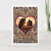 Personalisierter Steampunk - Glücklicher Valentins Karte (Vorderseite)