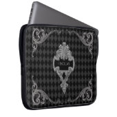 Personalisierter Steampunk Goth Laptopschutzhülle (Vorne Rechts)