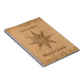 Personalisierter Steampunk-Stern Notizblock (Rechte Seite)
