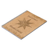 Personalisierter Steampunk-Stern Notizblock (Linke Seite)