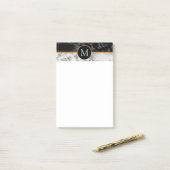 Personalisierter Stein für den Buchstaben Sticky N Post-it Klebezettel (Auf Schreibtisch)