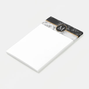 Personalisierter Stein für den Buchstaben Sticky N Post-it Klebezettel