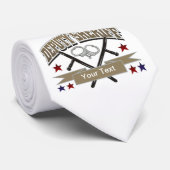 Personalisierter Stellvertreter des Polizeichefs Krawatte (Gerollt)