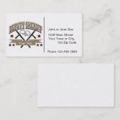 Personalisierter Stellvertreter des Polizeichefs Visitenkarte (Vorne/Hinten)