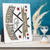 Personalisierter Stellvertreter von Sheriff Fotoplatte (Seite)