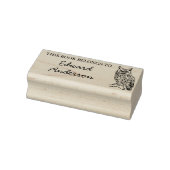 Personalisierter Stempel 'Dieses Buch gehört' mit (Stempel)