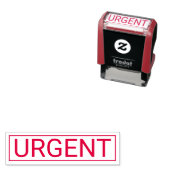 Personalisierter Stempel mit dringendem Text und S (Beispiel)