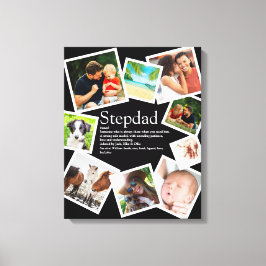 Personalisierter Stepdad Name Definition 9 Foto Leinwanddruck