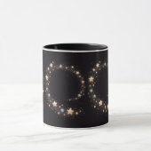 Personalisierter Stern-Spirale Anfangsbuchstabe Ge Tasse (Zentrum)
